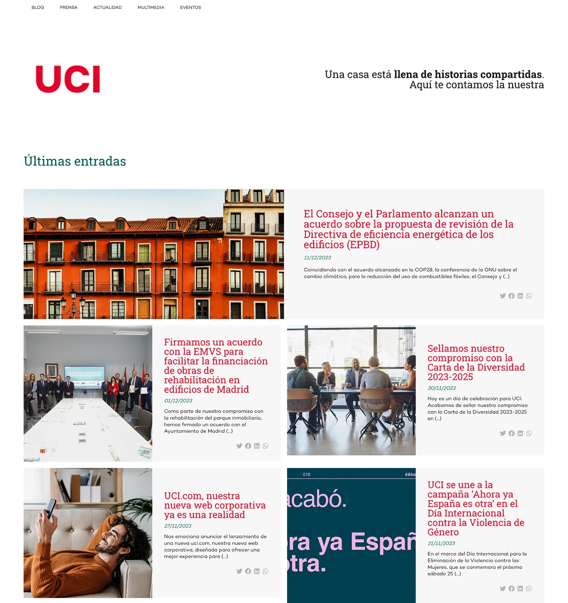 UCI press room website starting point